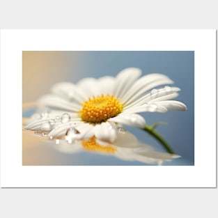 Daisy Flower Petal Nature Serene Tranqui Posters and Art